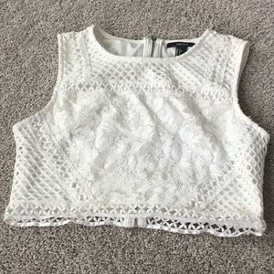 Forever 21 women crop shirt